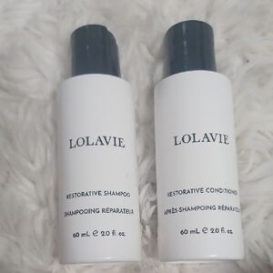 LOLAVIE Restorative Shampoo & Conditioner Set - White